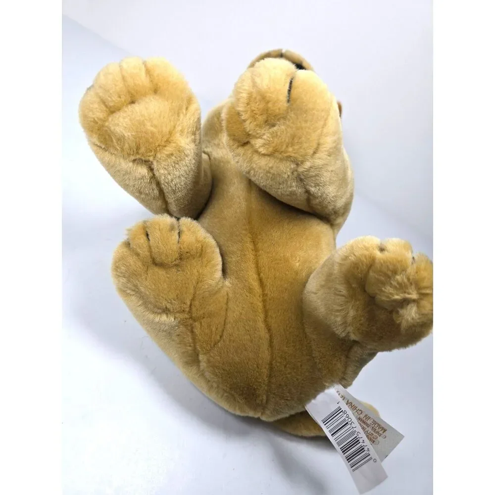 Dan Dee Golden Retriever Dog Plush Stuffed Animal Good Eyes Brown Tan Puppy 12